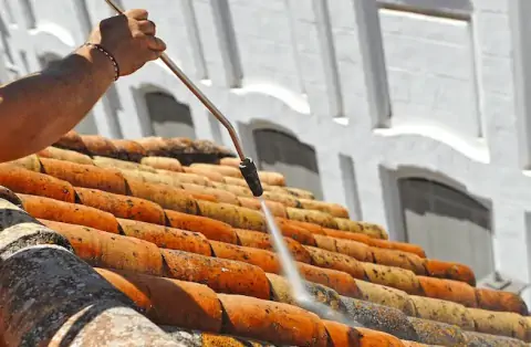 Nettoyage de toitures - Saint-Nazaire-de-Ladarez